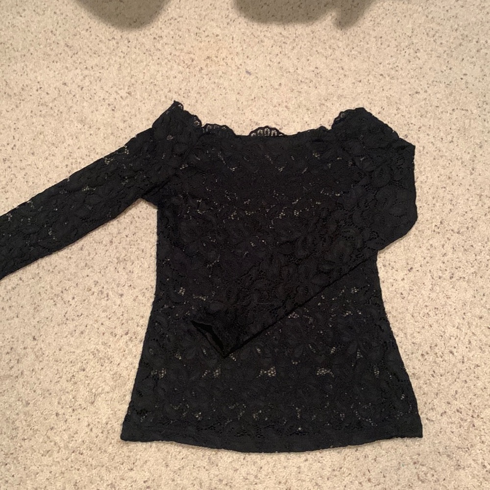 Lace top with separate tube top